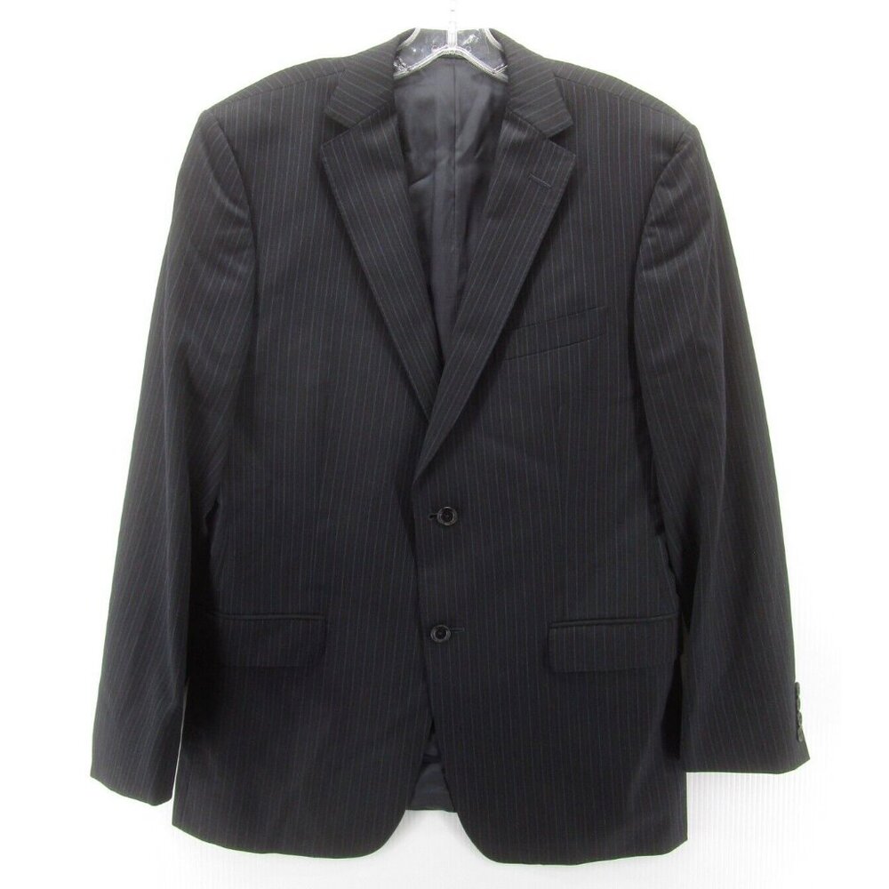 Ermenegildo Zegna Sport Coat 40 Blazer Wool Navy Jacket Striped EUR 50
